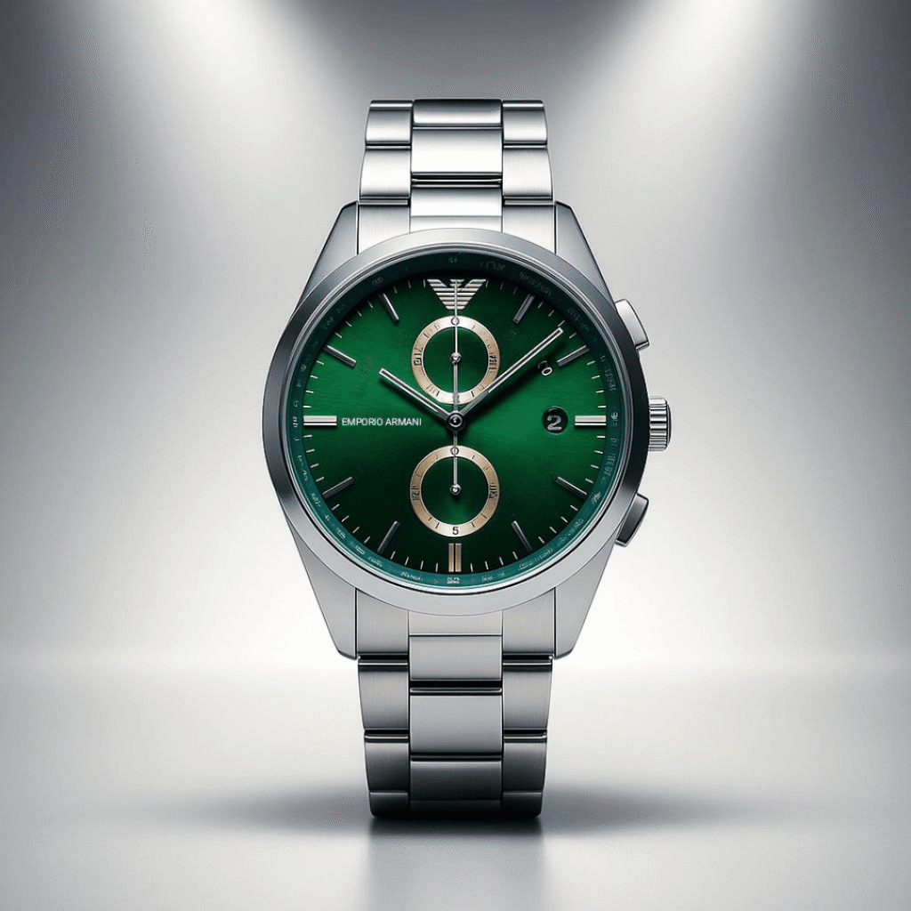 Emporio Armani Analog Green Dial Men's Watch-
