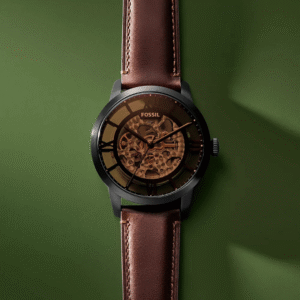 Fossil Townsman Automatic Dark Brown Leather Watch