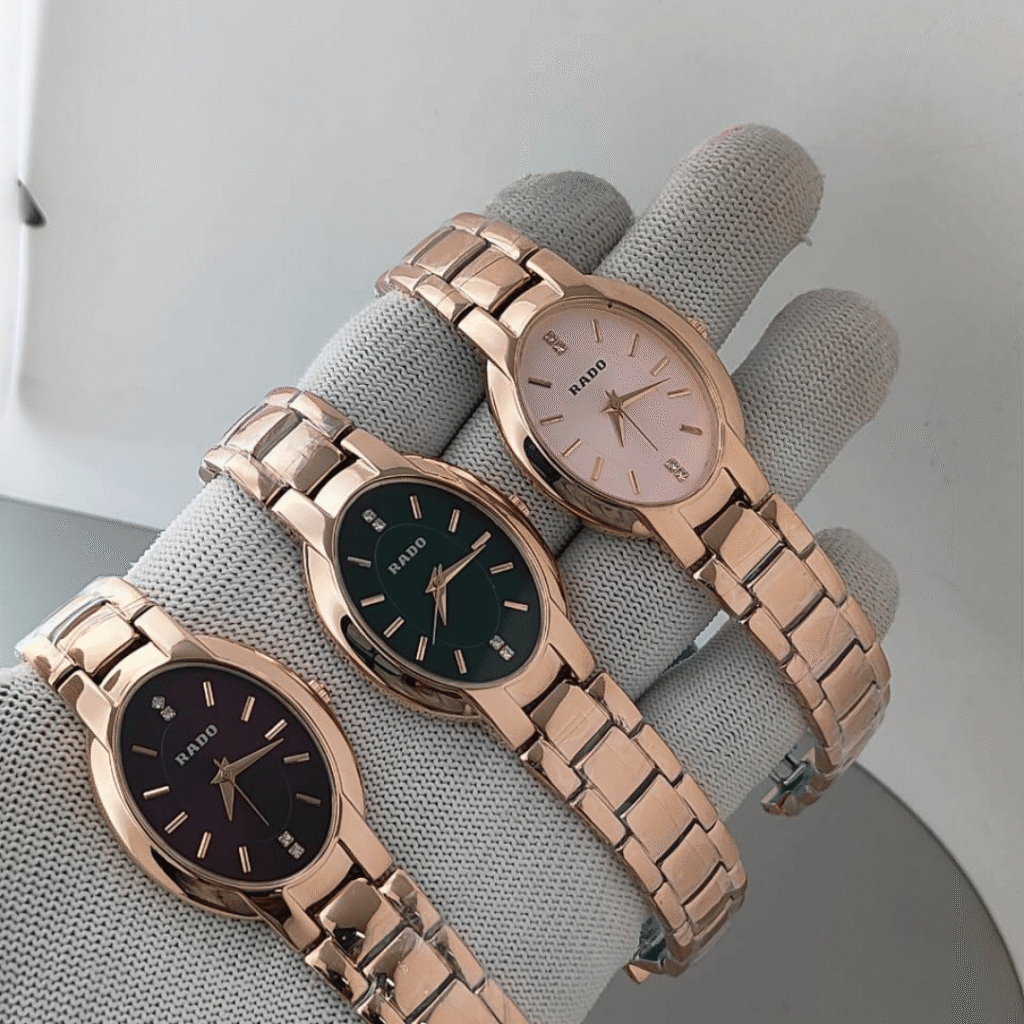 Rado female gold chain