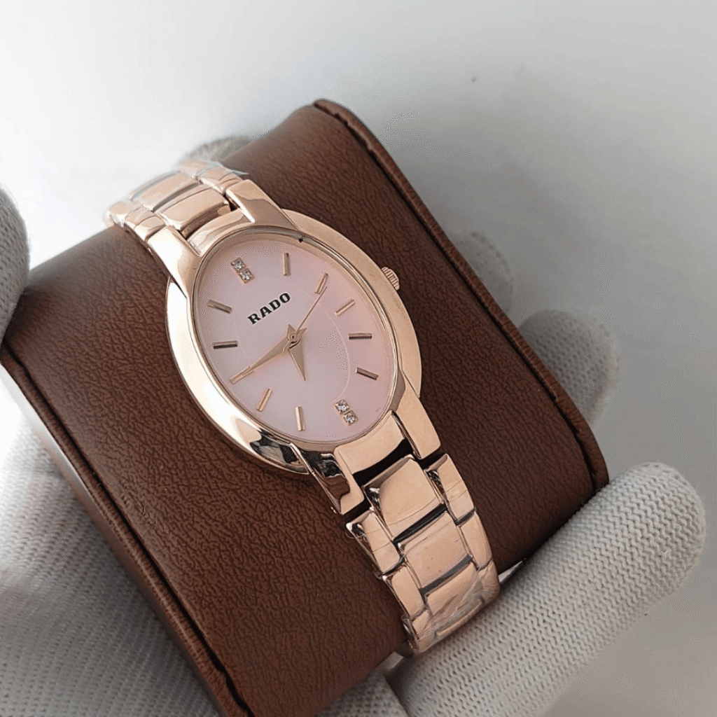 Rado female gold chain