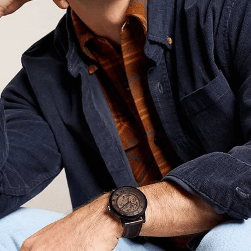 Fossil Townsman Automatic Dark Brown Leather Watch