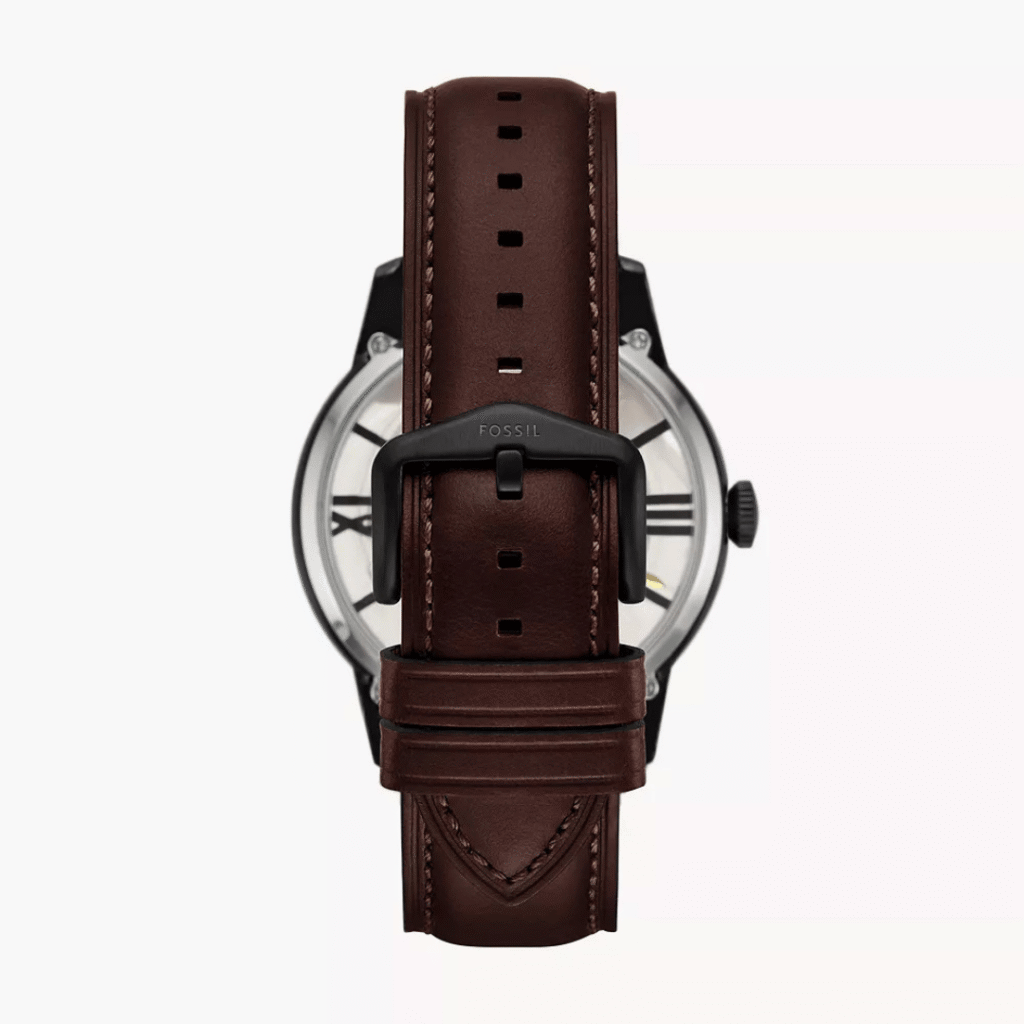 Fossil Townsman Automatic Dark Brown Leather Watch